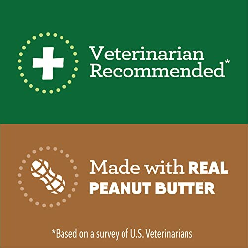 Veterinarian recommended, made with real peanut butter.